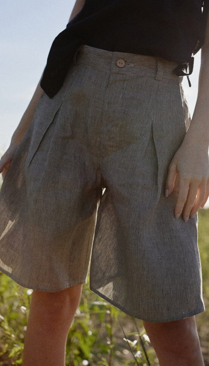 linen shorts