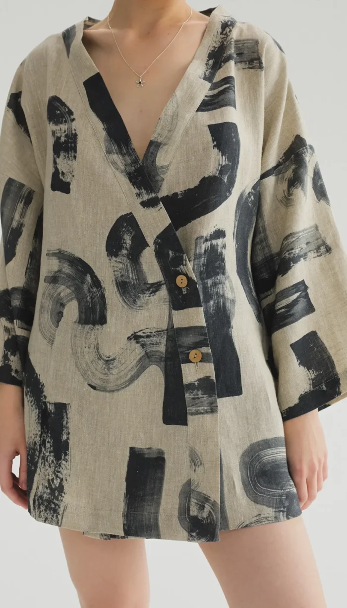 kurtka kimono front