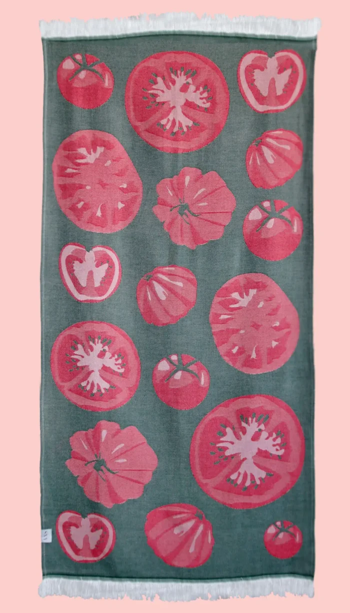 bambusowy ręcznik pomidory