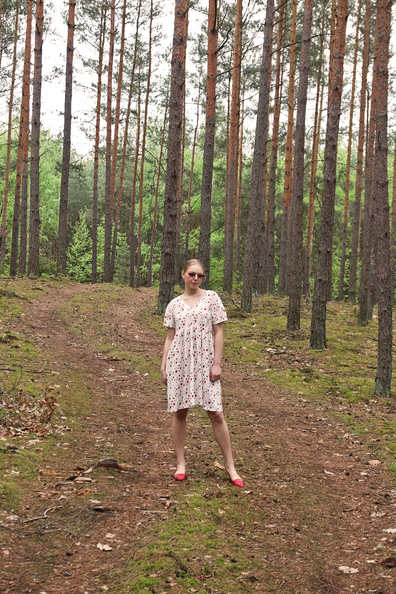 Wild strawberry dress