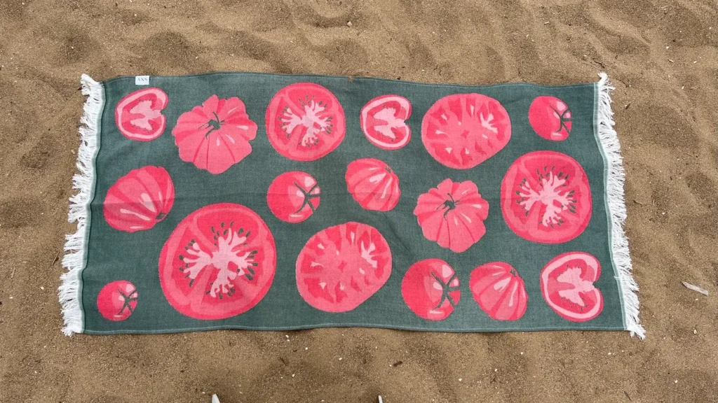 bambusowy ręcznik tomato