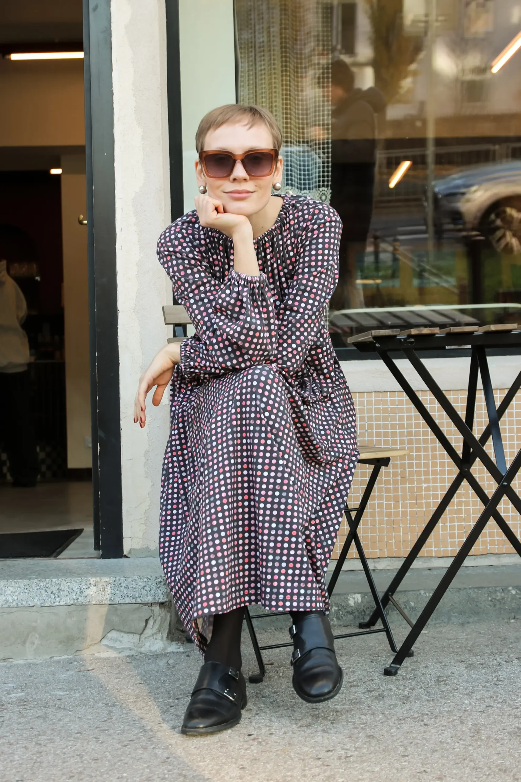 sukienka w kropki scaled » SNY VISION » ubrania dla kobiet i mężczyzn. sukienka w kropki