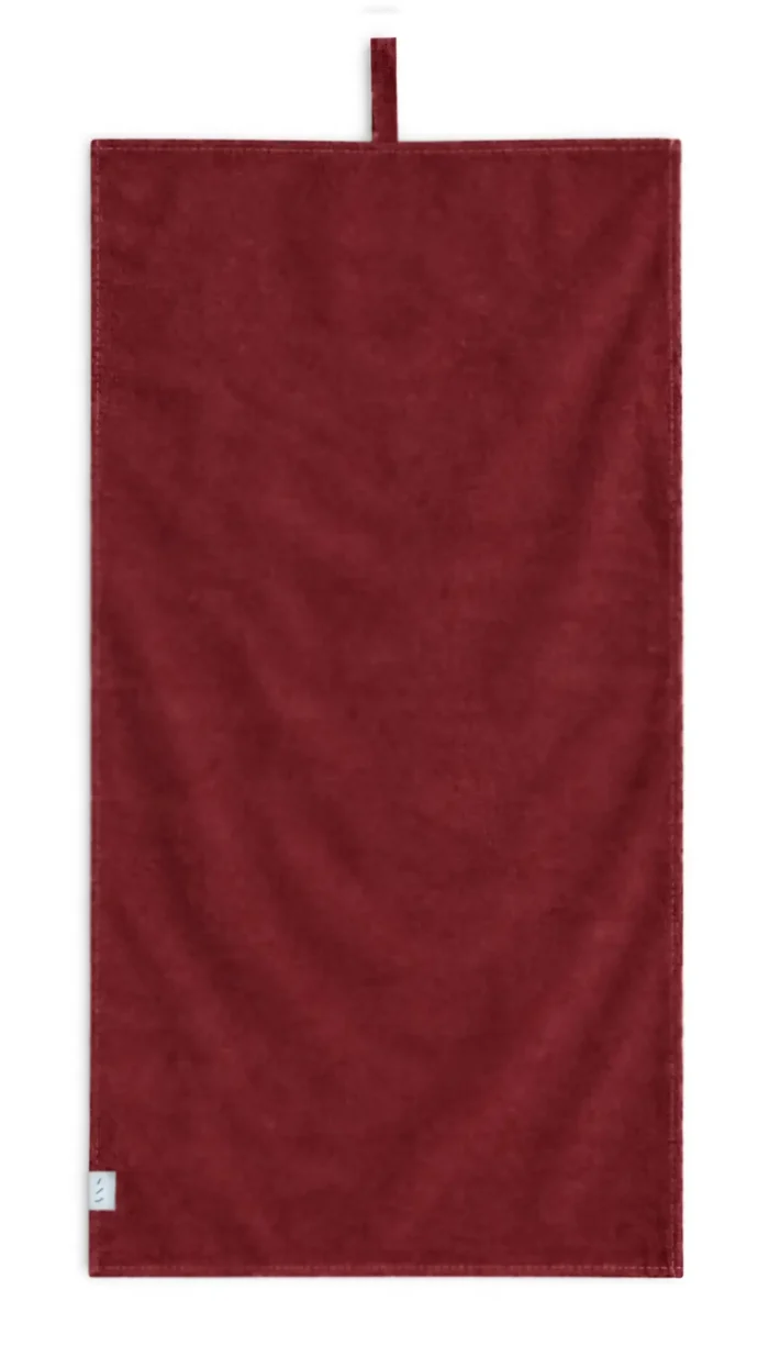 bambusowy ręcznik bordo
